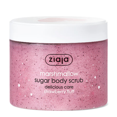 Marshmallow Strawberry Fluff - Sugar Body Scrub - Delicious Skin Care