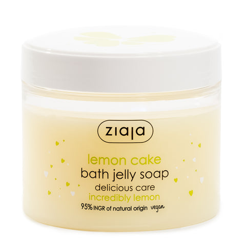 Lemon Cake - Bath Jelly Soap - Delicious Skin Care