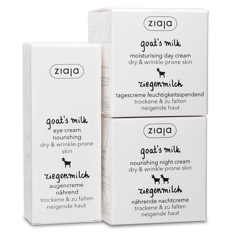 Goat's Milk Bundle: Day, Night & Eye Cream