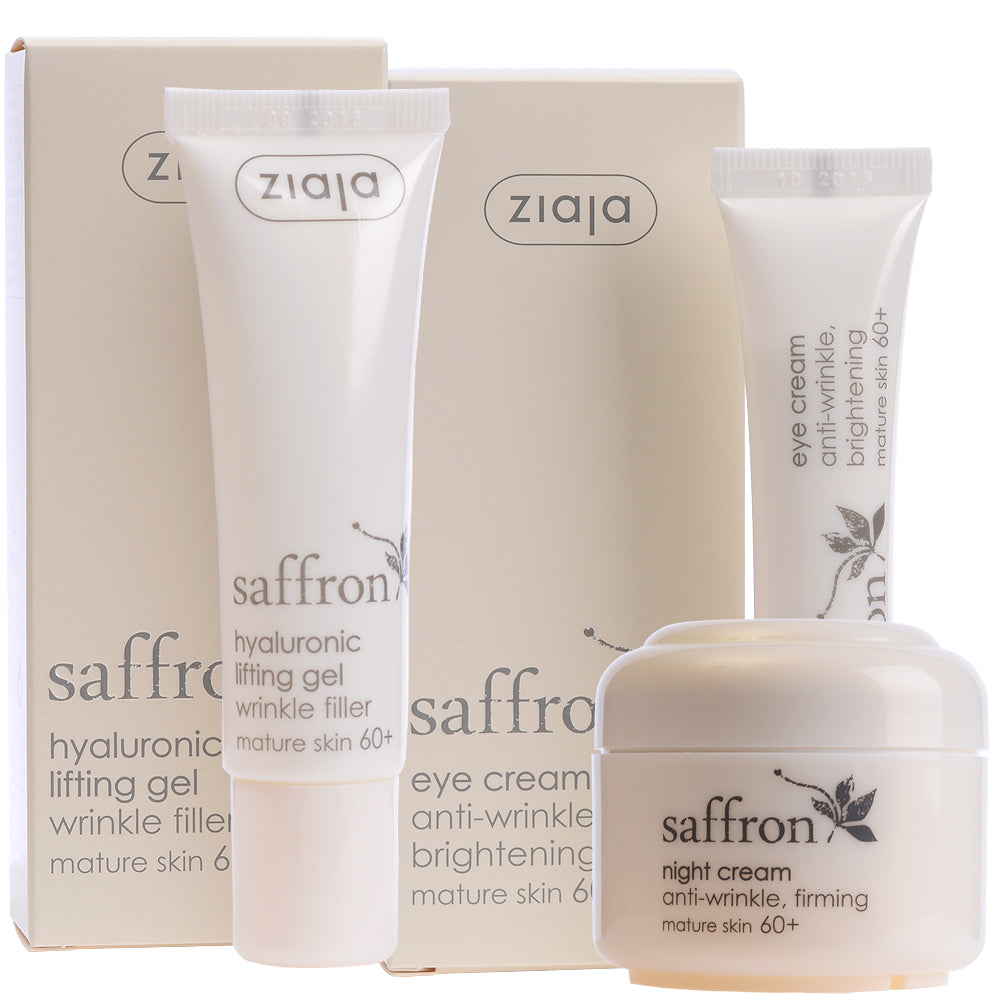 Saffron Bundle Night Cream, Eye and Serum - Ziaja® USA Webstore